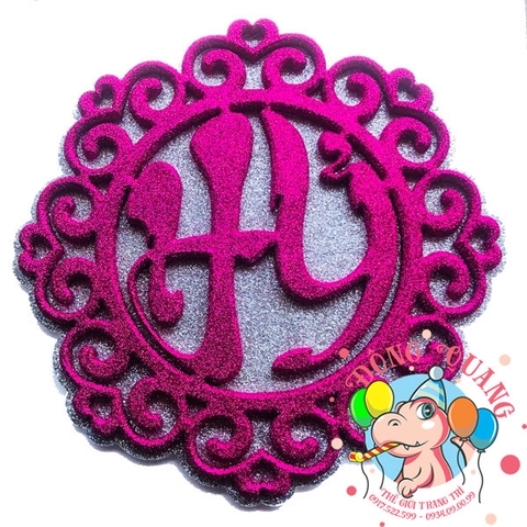 Bảng chữ Hỷ tiếng Việt xốp 2 lớp (6 mẫu)