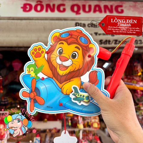 Đèn Trung thu nhựa 2 mảnh SS