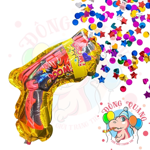 Súng bắn giấy kim tuyến (loại thổi)