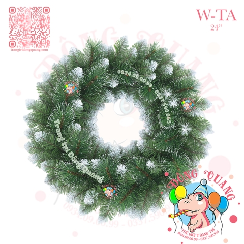 Vòng hoa 2 loại lá cước lăn sơn