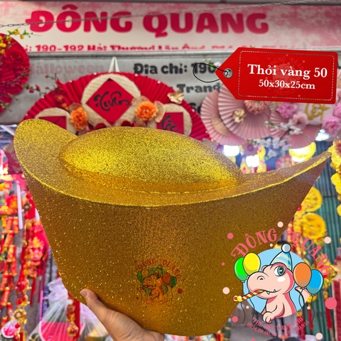 Thỏi vàng thuyền xốp