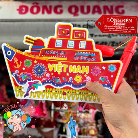 Đèn Trung thu nhựa 2 mảnh SS
