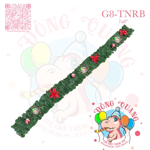 Dây trang trí thông xanh trạng nguyên