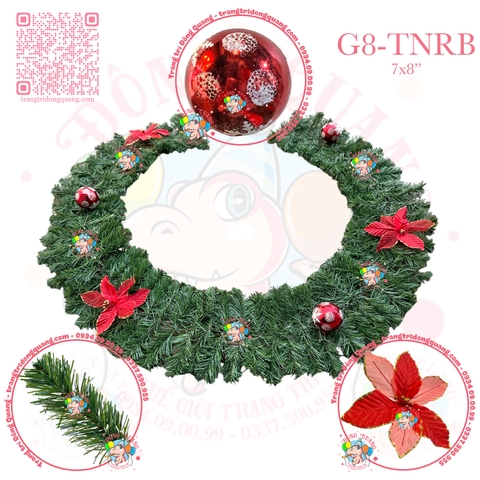 Dây trang trí thông xanh trạng nguyên