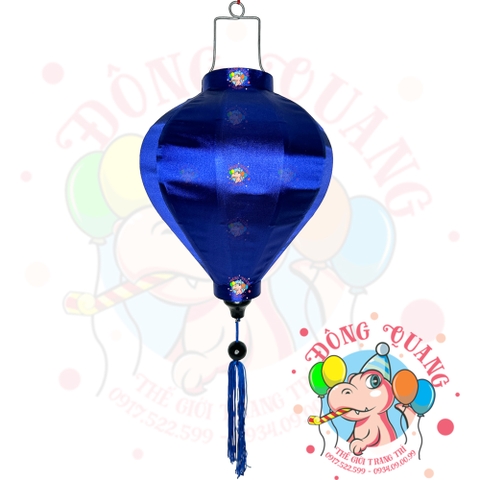 Lồng đèn Hội An vải phi bóng - dáng tỏi (treo ngoài trời)