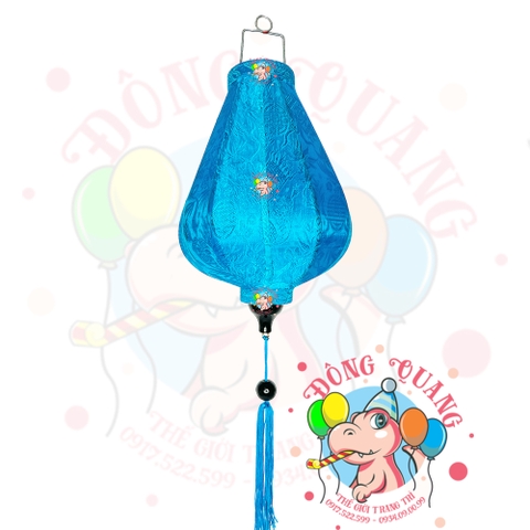 Lồng đèn Hội An vải gấm - dáng tỏi ngược