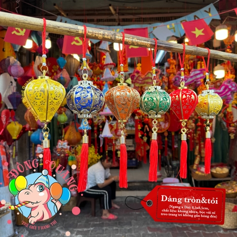 Lồng đèn Hội An nhựa mini