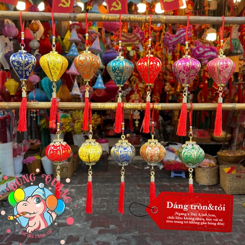 Lồng đèn Hội An nhựa mini