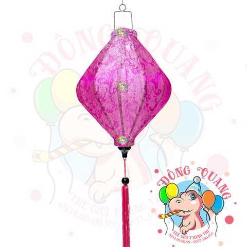 Lồng đèn Hội An vải gấm - dáng ú