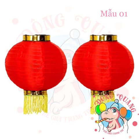 Lồng đèn vải tròn (cặp)