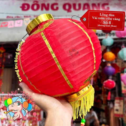 Lồng đèn vải tròn (cặp)