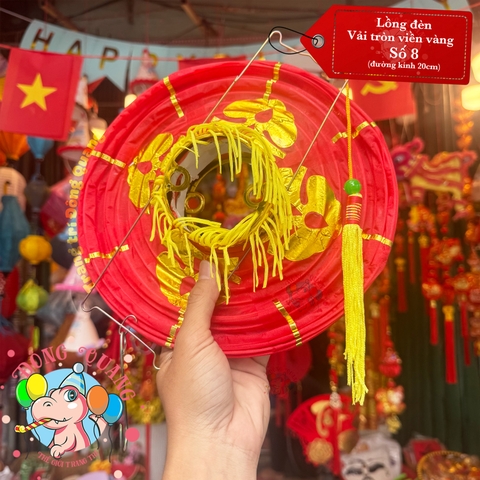 Lồng đèn vải tròn (cặp)