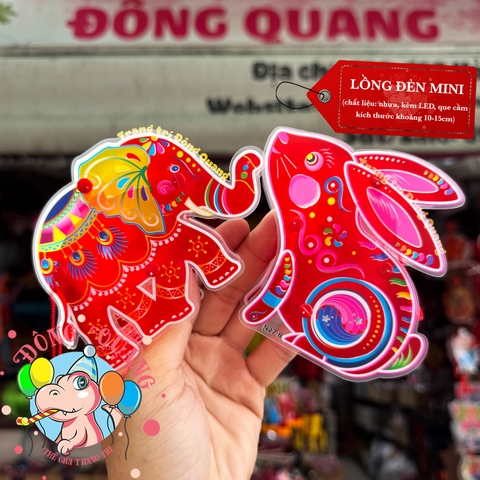 Combo lồng đèn mini nhựa 2 mảnh