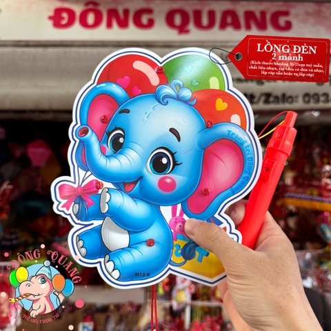 Đèn Trung thu nhựa 2 mảnh SS