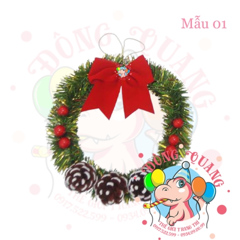 Vòng hoa mini trang trí