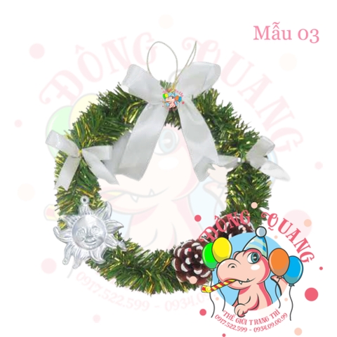 Vòng hoa mini trang trí