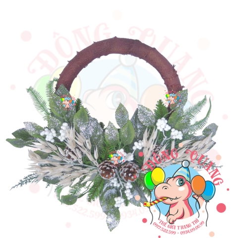 Vòng hoa bố phun kim tuyến