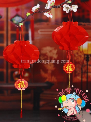 Đèn lồng tổ ong form dày treo ngoài trời