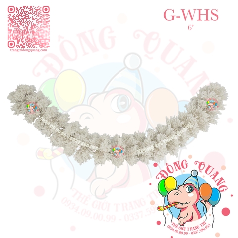 Dây trang trí cước phủ tuyết (G-WHS)