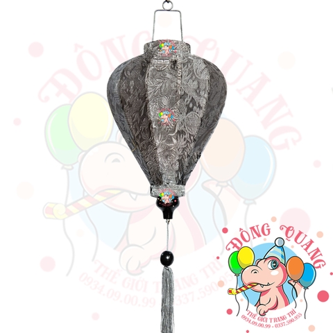 Lồng đèn Hội An vải gấm - dáng tỏi