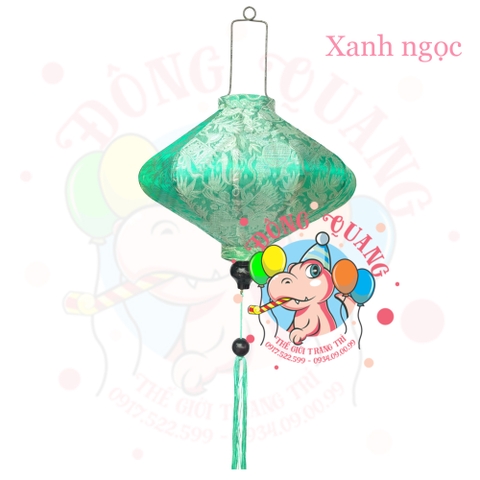 Lồng đèn Hội An vải gấm - dáng đĩa bay
