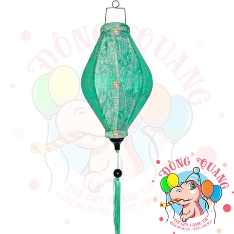 Lồng đèn Hội An vải gấm - dáng na