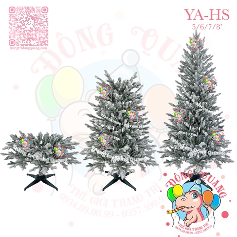 Cây thông 2 loại lá PE, PVC phủ tuyết