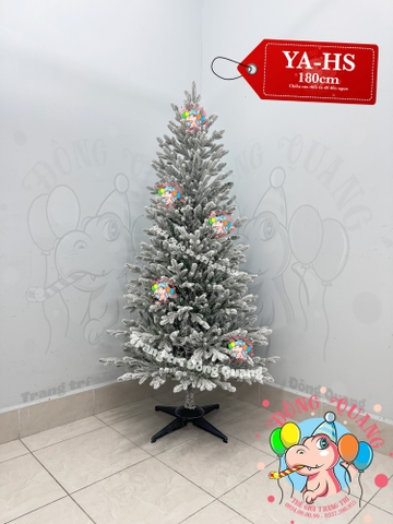 Cây thông 2 loại lá PE, PVC phủ tuyết