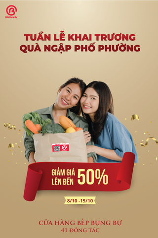 TƯNG BỪNG KHAI TRƯƠNG - QUÀ NGẬP PHỐ PHƯỜNG