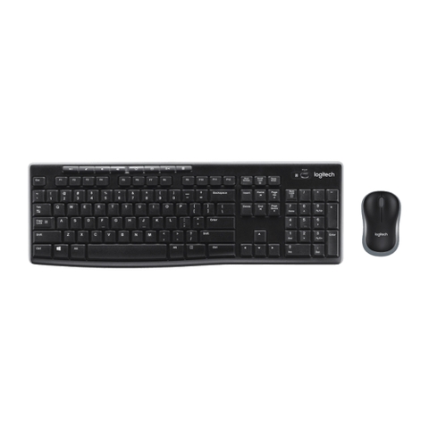 Bộ bàn phím chuột không dây Logitech MK270/MK270R (Đen)
