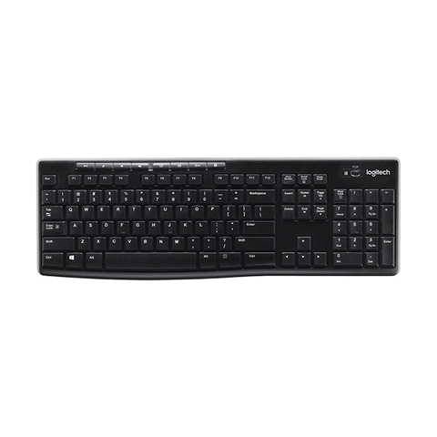 Bàn phím không dây Logitech K270 (Đen)