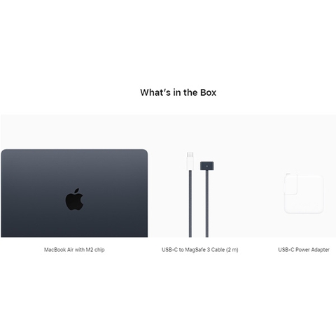 Laptop Apple Macbook Air M2 MLY33SA/A (8 core CPU/ 8 core GPU/ 8GB/ 256GB/ 13.6Inch/ Mac OS/ Midnight)