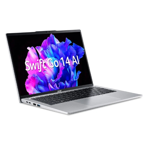 Laptop Acer Swift Go AI 2024 SFG14-73-53X7 NX.KSLSV.001 (Ultra 5 125H/ 16GB/ 512GB SSD/ 14 inch 2.8K/ Win11/ Silver/ Vỏ nhôm/ 1Y)