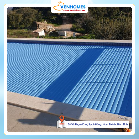 Mành Che Mặt Hồ Bơi Tự Động