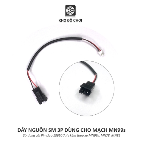 Công tắc 3 chân, dây nguồn, đèn Led dùng cho mạch MN99s, MN78, MN82