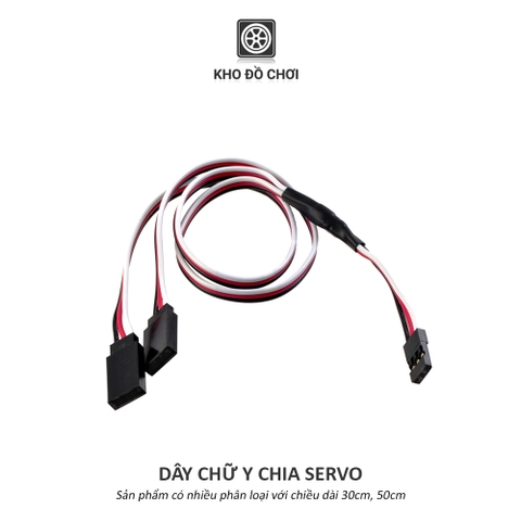 Dây chia chữ Y chia chân cắm Servo từ 1 ra 2 (30/50cm)