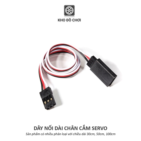Dây nối dài chân cắm Servo (30/50/100cm)