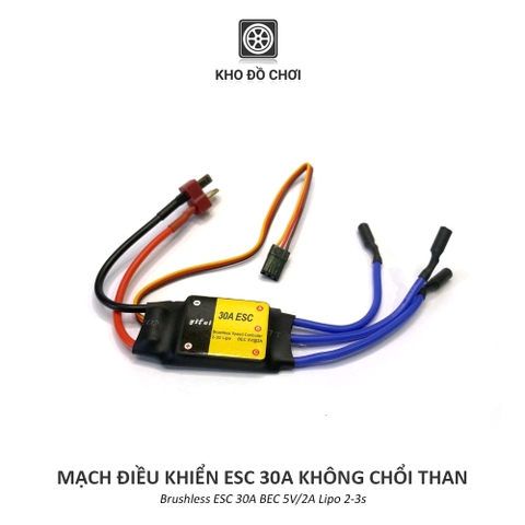 Mạch điều khiển ESC Yifei 30A không chổi than (Brushless) - hỗ trợ quay 1 chiều