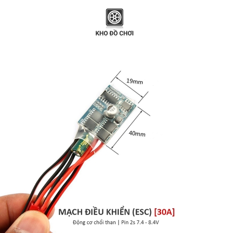 Mạch điều khiển ESC 30A Brushed