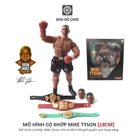 Mô hình có khớp Mike Tyson - nhà vô địch quyền anh hạng nặng (18cm)