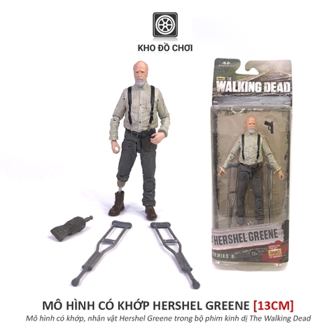 Mô hình có khớp Hershel Greene - The Walking Dead (13cm)