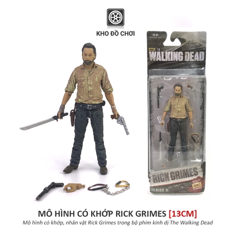 Mô hình có khớp Rick Grimes - The Walking Dead (13cm)