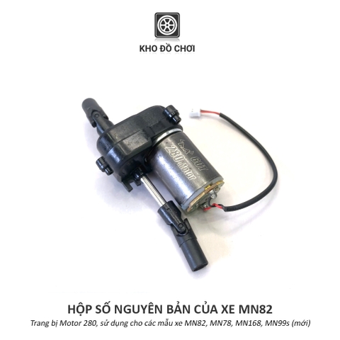 Hộp số lắp cho xe MN82 tỉ lệ 1:12 - Motor 280