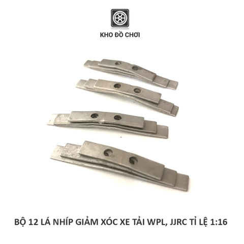 Bộ 12 lá nhíp kim loại lắp cho xe tải WPL, JJRC tỉ lệ 1:16