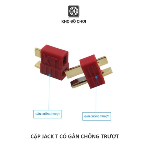 Cặp Jack T có gân chống trượt