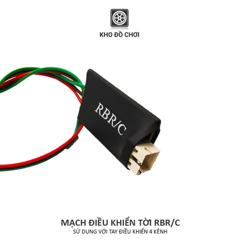 Mạch điều khiển tời RBR/C lắp cho xe RC sử dụng với tay điều khiển 4 kênh
