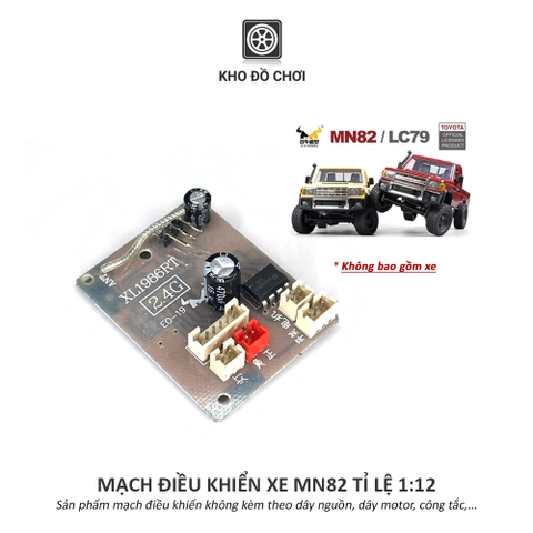 Mạch điều khiển lắp cho xe MN82 - Land Cruiser 79 tỉ lệ 1:12