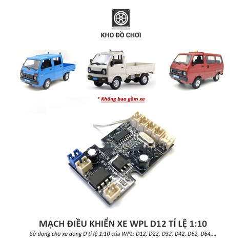 Mạch điều khiển lắp cho xe WPL D12 tỉ lệ 1:10