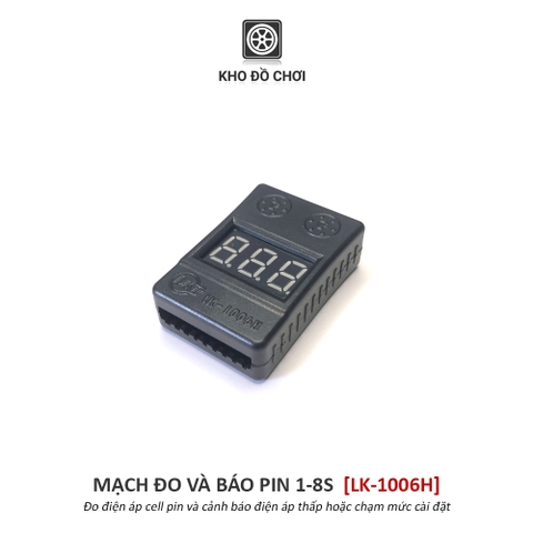 Mạch đo và báo pin Lipo 1-8s