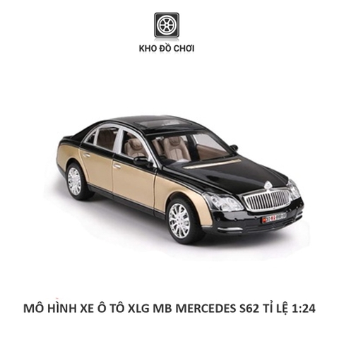 Mô hình xe ô tô XLG Maybach Mercedes S62 1:24 [TẶNG BIỂN VIP]
